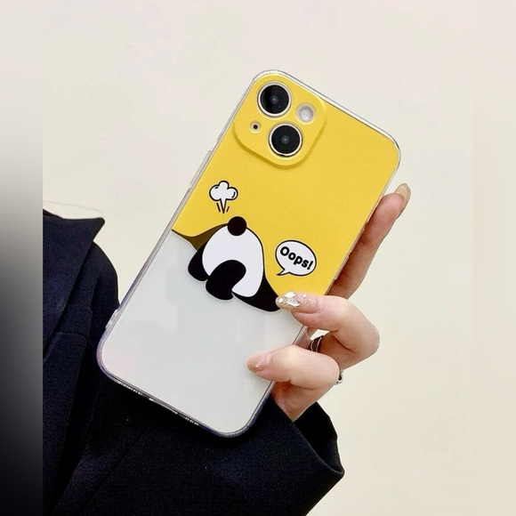NWT iPhone13ProMax Humorous Panda Booty Rubber Phone Case - Picture 2 of 4